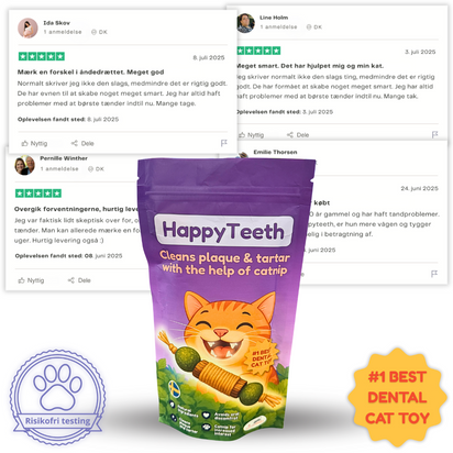 HappyTeeth™ - Rengør tænder på få sekunder med sjov leg (4-pak)