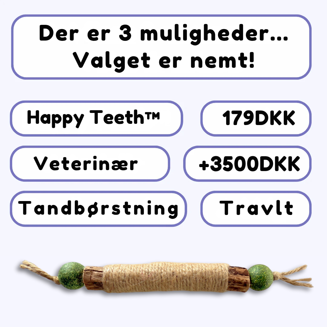 HappyTeeth™ - Rengør tænder på få sekunder med sjov leg (4-pak)